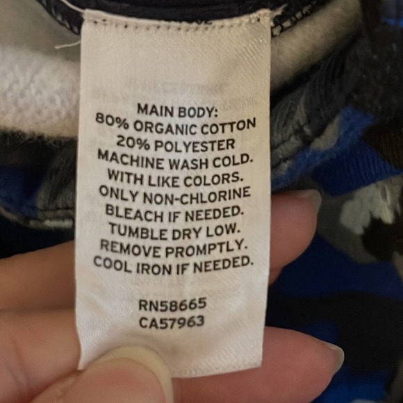 Nordstrom by Christina Martinez Blue Camo Joggers NWT Size 2X - Picture 8 of 8